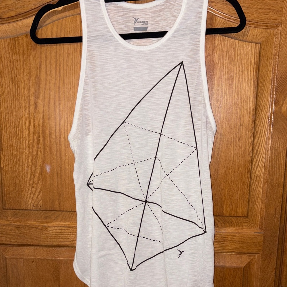Old Navy Active Light Gray Tank Top